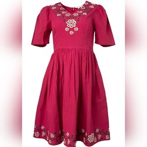 Ivy City Co Heidy Dress Red Wine